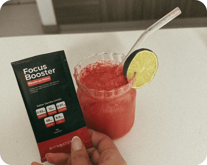 Soda Refrescante de Sandía-Limón